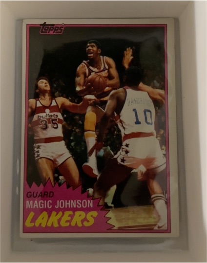 1981-82 Topps #21 Magic Johnson — front