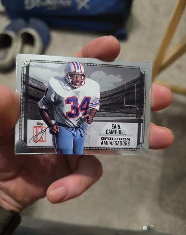 2024 Topps Signature Class Gridiron Ambassadors #GA-29 Earl Campbell — front