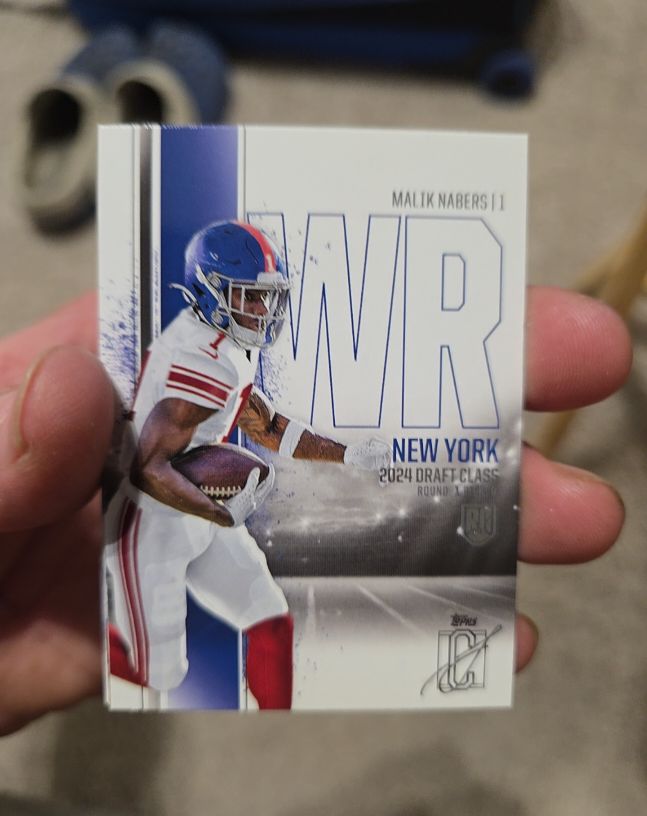2024 Topps Signature Class #159 Malik Nabers — front