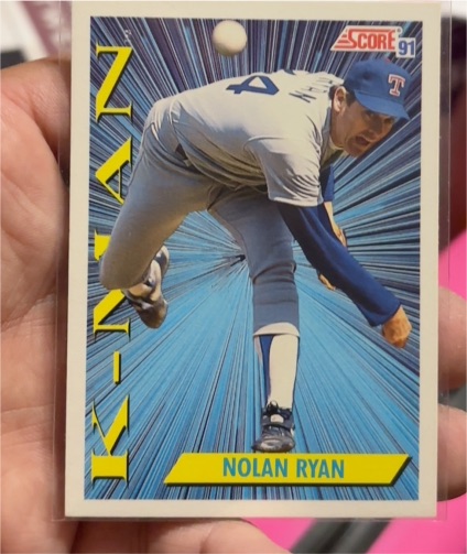1991 Score #686 Nolan Ryan — front