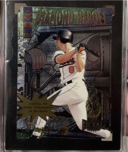 1998 Fleer Metal Universe Diamond Heroes #6 Cal Ripken Jr. — front