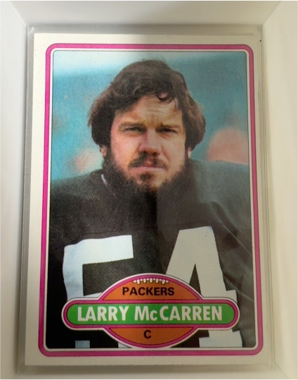 1980 Topps #183 Larry McCarren — front