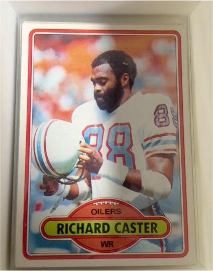 1980 Topps #198 Richard Caster — front