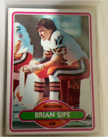 1980 Topps #171 Brian Sipe — front