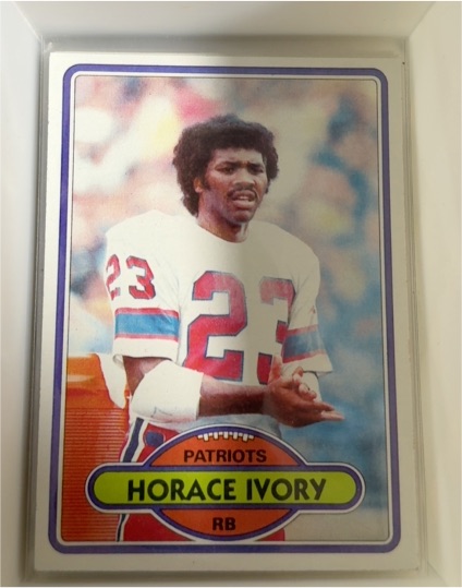 1980 Topps #208 Horace Ivory New England Patriots — front