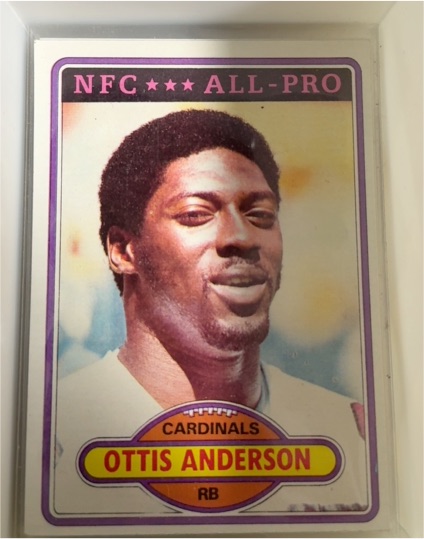 1980 Topps #170 Ottis Anderson — front
