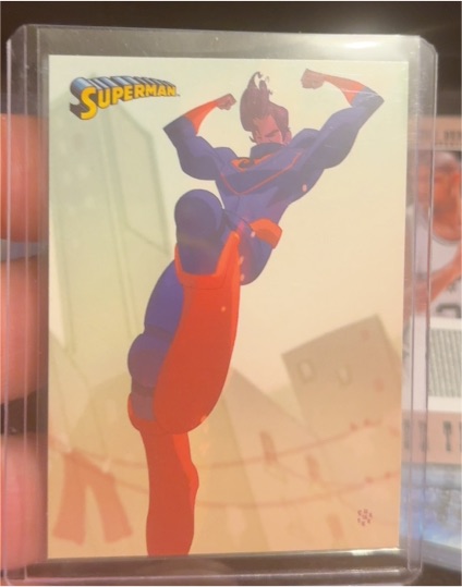 Superman Animated Series Comic Card 1990 — front
