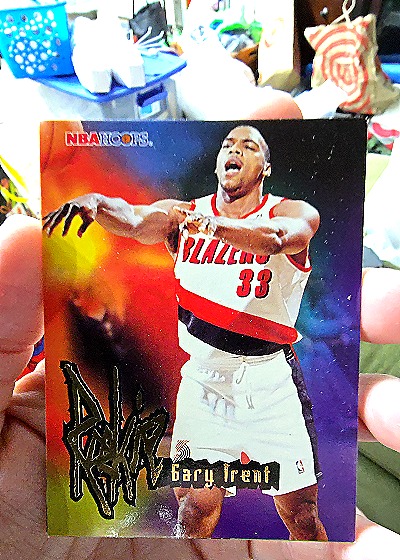 1995-96 NBA Hoops #33 Gary Trent — front