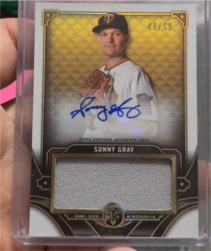 2022 Topps Triple Threads #48 Sonny Gray — front
