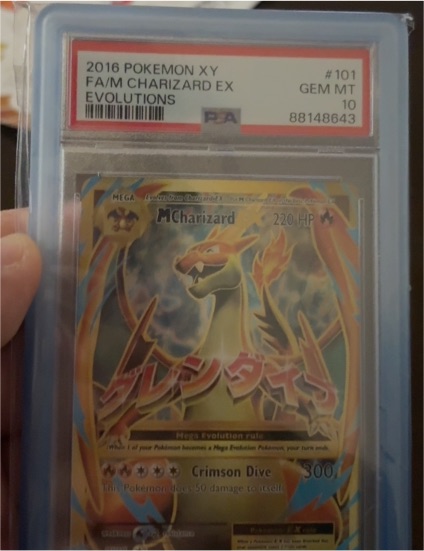 2016 Pokémon XY #101 Mega Charizard EX Evolutions — front