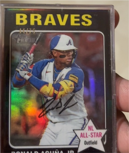 2024 Topps Heritage #321 Ronald Acuña Jr. — front