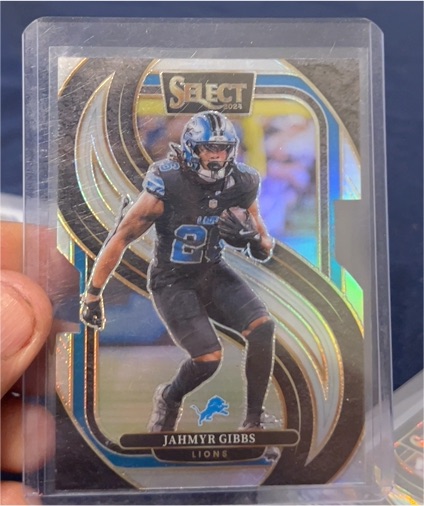 2024 Panini Select #163 Jahmyr Gibbs Premier Level — front