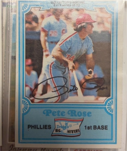 1981 Topps Drake's Big Hitters #3 Pete Rose — front