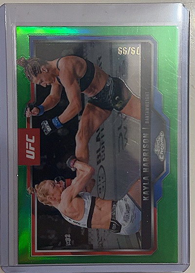 2025 Topps Chrome UFC #79 Kayla Harrison — front