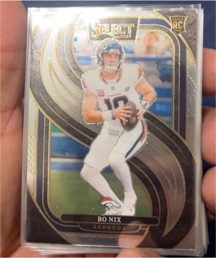 2024 Panini Select Premier Level #117 Bo Nix — front
