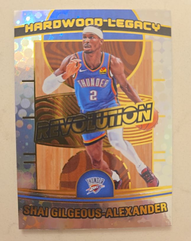 2024-25 Panini Revolution #5 Shai Gilgeous-Alexander Hardwood Legacy — front