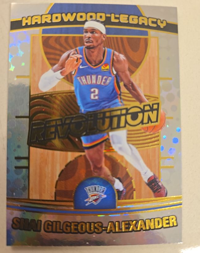 2024-25 Panini Revolution #5 Shai Gilgeous-Alexander Hardwood Legacy — front