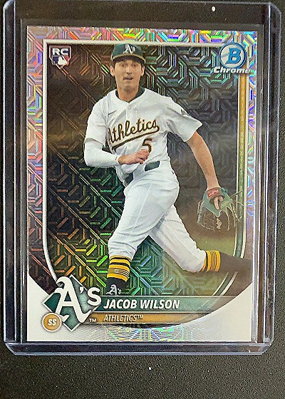 2025 Bowman Chrome #9 Jacob Wilson — front