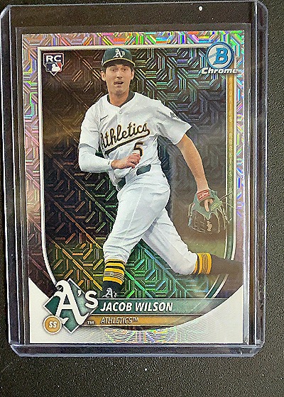 2025 Bowman Chrome #9 Jacob Wilson — front