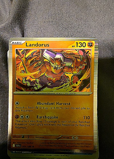2021 Pokémon Black Bolt #53 Landorus — front