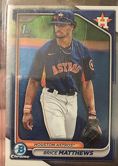 2024 Bowman Chrome Prospects #BCP-69 Brice Matthews — front