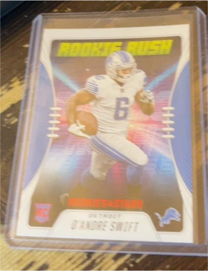 2020 Panini Rookies & Stars Rookie Rush #RR-12 D'Andre Swift — front