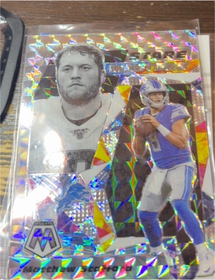 2020 Panini Mosaic #SM19 Matthew Stafford Stare Masters — front