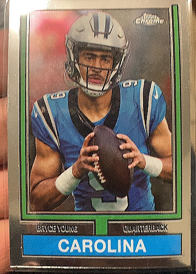 2024 Topps Chrome 1974 Topps #74TF-23 Bryce Young — front