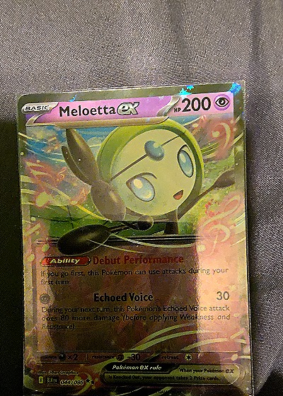 2025 Pokemon Scarlet & Violet #044 Meloetta ex — front
