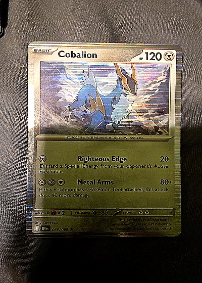 2025 Pokémon TCG SV Black Bolt #066 Cobalion — front