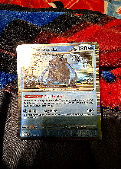 2023 Pokémon TCG SV Black Bolt #023 Carracosta — front
