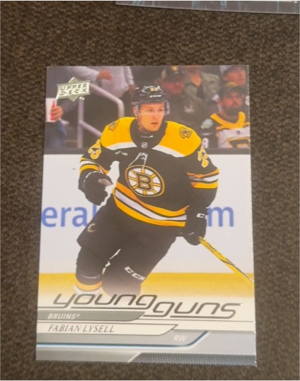 2024-25 Upper Deck Extended Series Young Guns #721 Fabian Lysell — front
