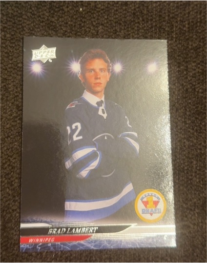2024-25 Upper Deck Extended Series #738 Brad Lambert — front
