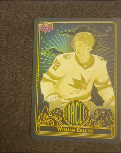 2024-25 Upper Deck Extended Oracles #O-25 William Eklund — front