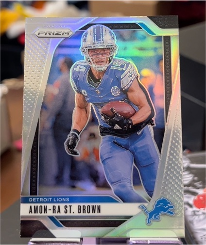 2024 Panini Prizm #95 Amon-Ra St. Brown — front