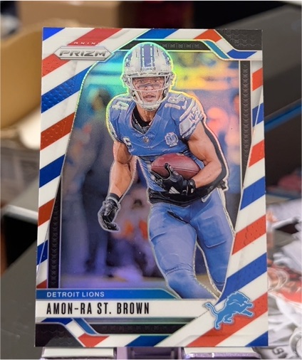2024 Panini Prizm #95 Amon-Ra St. Brown — front