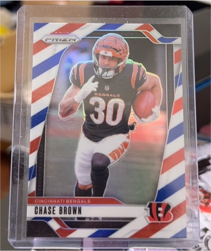 2024 Panini Prizm #60 Chase Brown — front