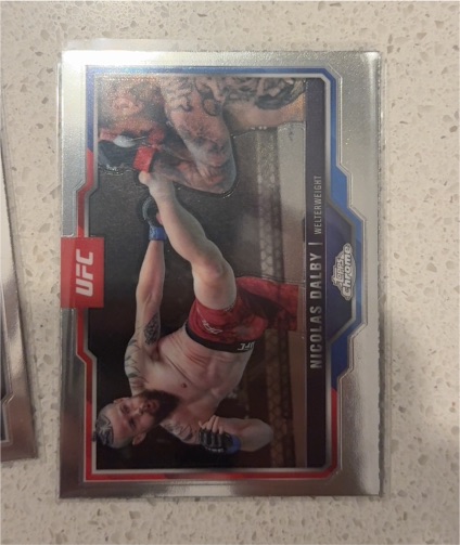 2025 Topps Chrome UFC #42 Nicolas Dalby — front