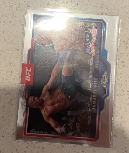 2025 Topps Chrome UFC #170 Jamahal Hill — front