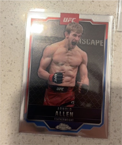 2025 Topps Chrome UFC #25 Arnold Allen — front