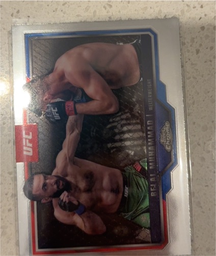 2025 Topps Chrome UFC #126 Belal Muhammad — front