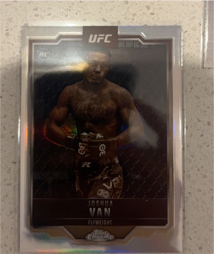 2025 Topps Chrome UFC #136 Joshua Van — front