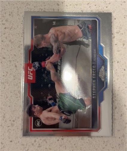 2025 Topps Chrome UFC #63 Stephen Erceg — front
