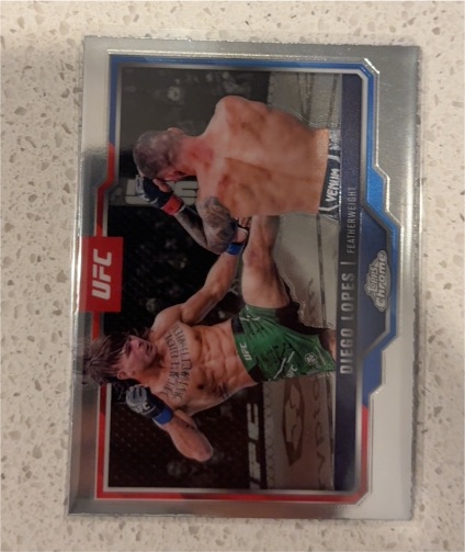 2025 Topps Chrome UFC #140 Diego Lopes — front