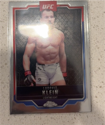 2025 Topps Chrome UFC #32 Ludovit Klein — front