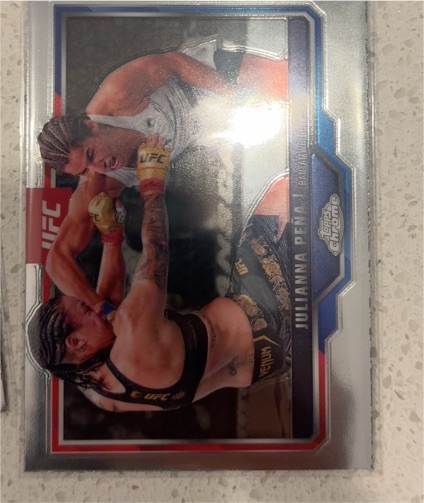 2024 Topps Chrome UFC #102 Julianna Pena — front