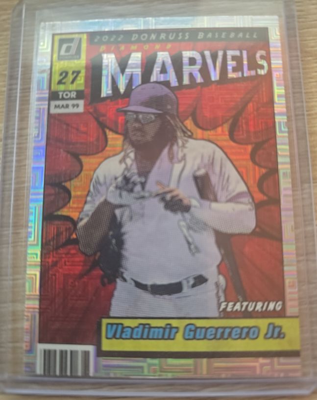 2022 Donruss Marvels #M-7 Vladimir Guerrero Jr. — front
