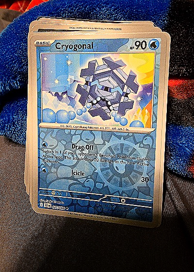 2023 Pokémon Scarlet & Violet Obsidian Flames #55 Cryogonal — front