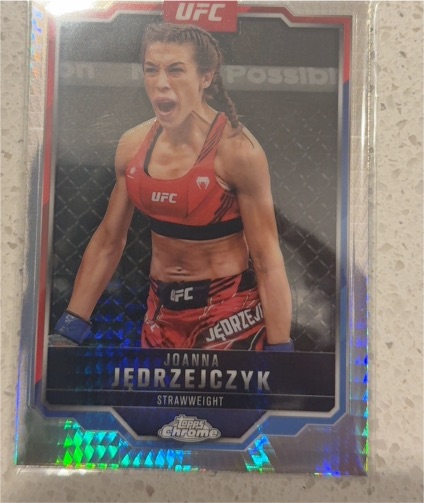 2025 Topps Chrome UFC #34 Joanna Jedrzejczyk — front