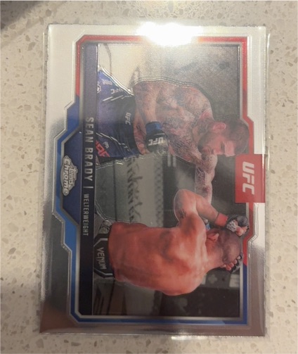 2025 Topps Chrome UFC #154 Sean Brady — front
